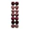 14 Pack 4" Pink Glitter & Vertical Striped Shatterproof Ball Ornaments by Ashland®